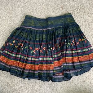 Free People Aztec Mini Skirt